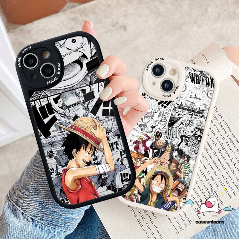 Csing Infinix Hot 10s 10T 11s 9 11 10 Play Hot 10 Lite Note 8 Smart 5 6 Trendy Kartun Anime One Piece Luffy Lucu Hokage Uzumaki Naruto Uchiha Sasuke Soft Case