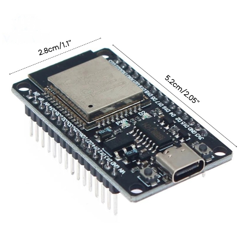 Zzz USB Type-C ESP32 CH340C Papan Pengembangan WiFi Bluetooth-Kompatibel Ultra-low