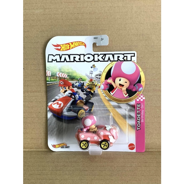 Hotwheels Mario Kart Toadette Birthday Girl