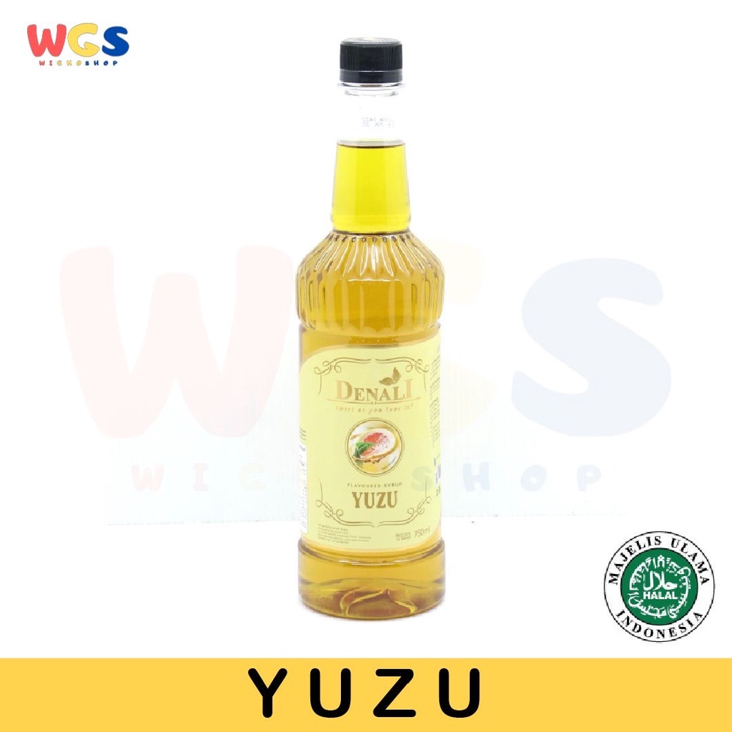 Syrup Denali YUZU Premium Quality Flavoured For Beverages 750ml