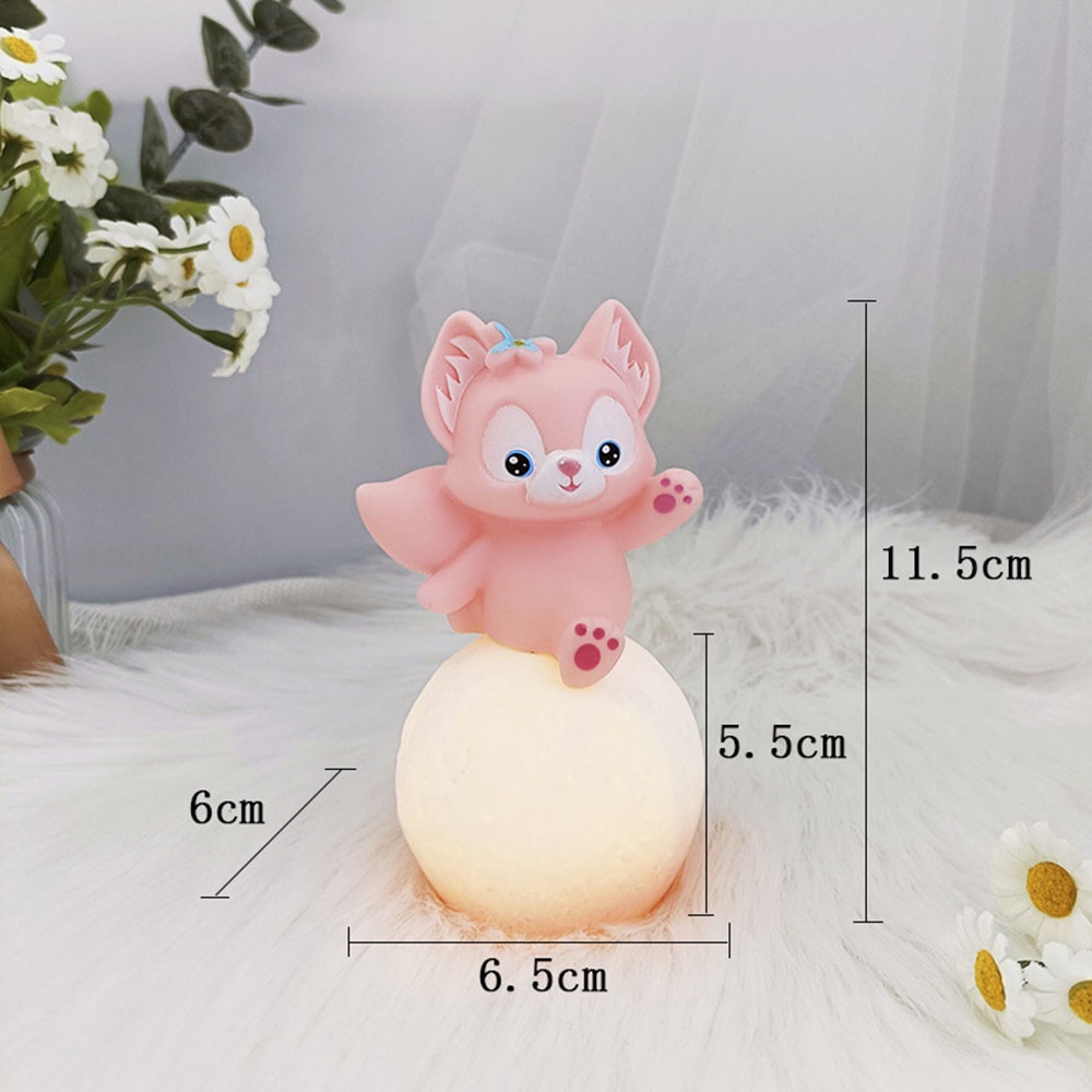 Sanrio Kuromi Moon Small Lamp Night Light DIY Lampu Meja Untuk Dekorasi Hadiah Ulang Tahun Liburan