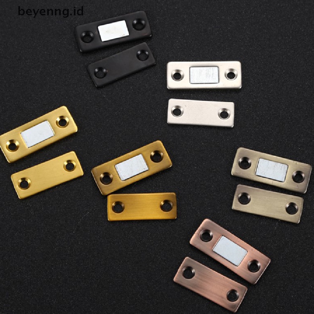 Beyen Pintu Lemari Invisible Bebas Lubang Magnet Suction Thin Sliding Door Suction ID