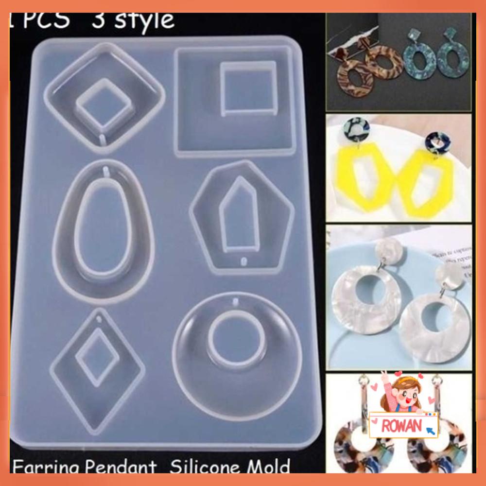 R-flower Resin Mold Tools Pembuatan Perhiasan Kristal Epoxy UV