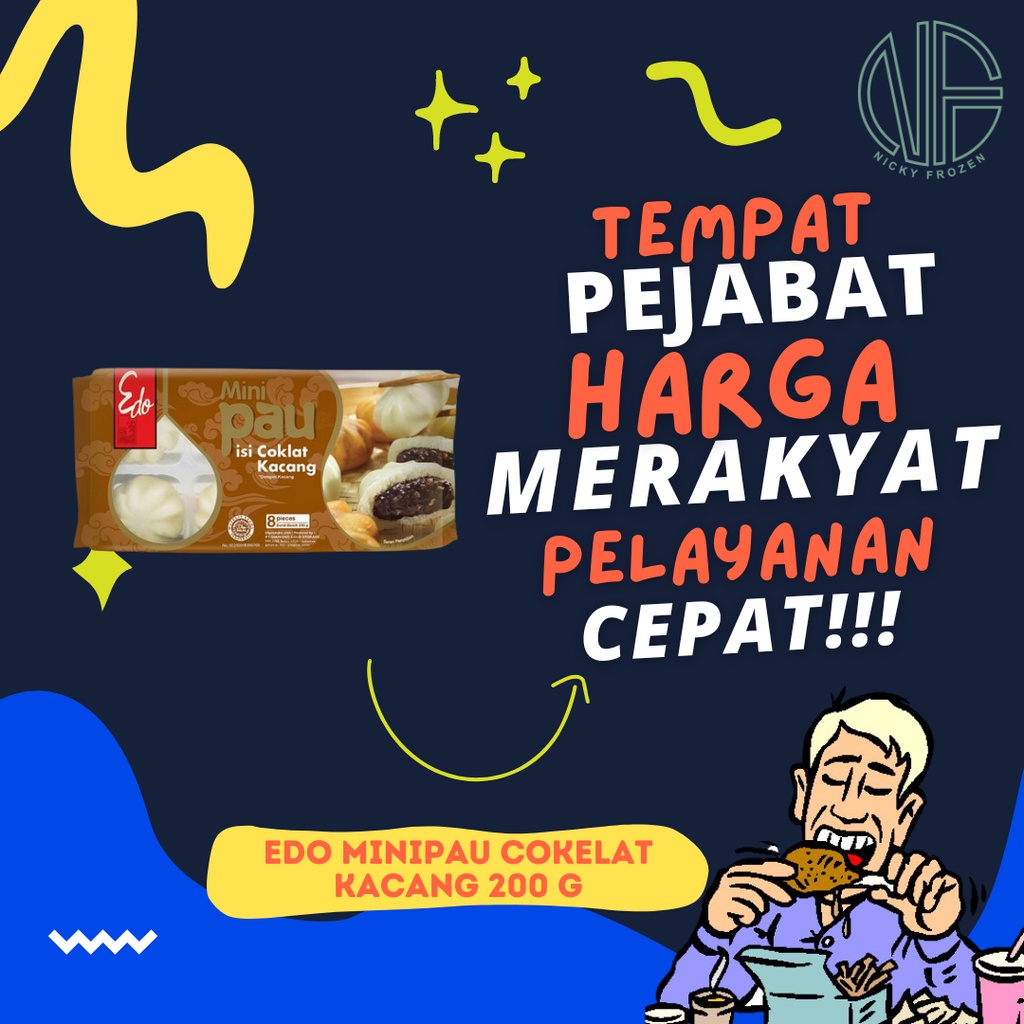 

EDO MINIPAU COKELAT KACANG 200 G