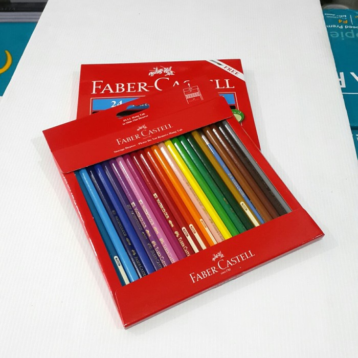 

Pensil Warna FABER CASTELL Included 24 Watercolor Pencils