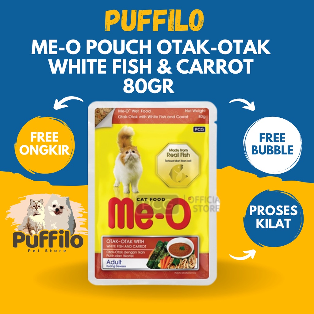 Makanan Basah Kucing Meo Pouch 80gr