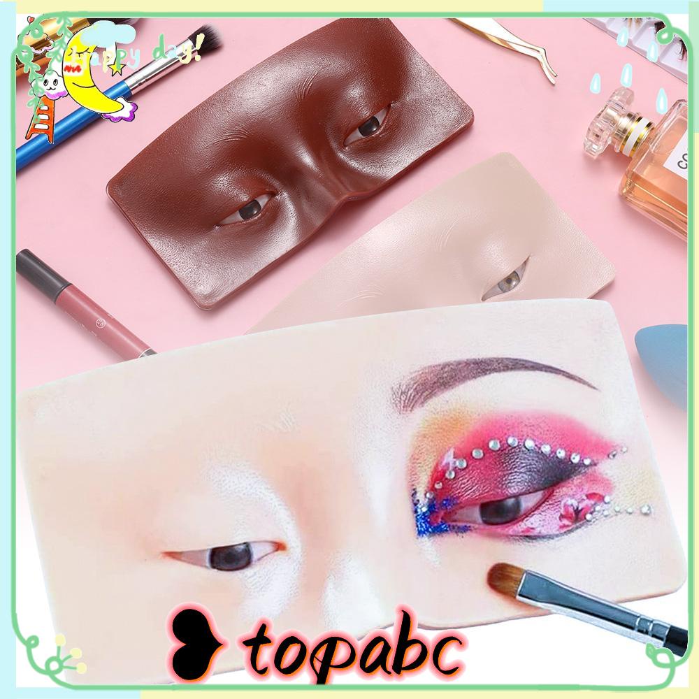 Top Alat Bantu Sempurna Reusable Painting Makeup Practice Skin Lash View Eyelids Berlatih Papan Wajah Makeup