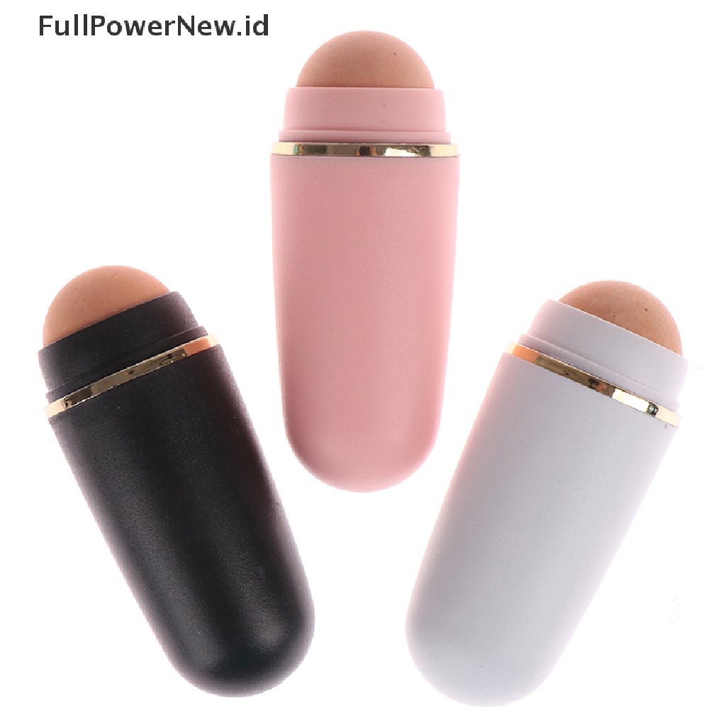 Power Face Oil Absorb Roller Volcanic Stone Beauty Penghilang Minyak Rolling Stick Ball ID