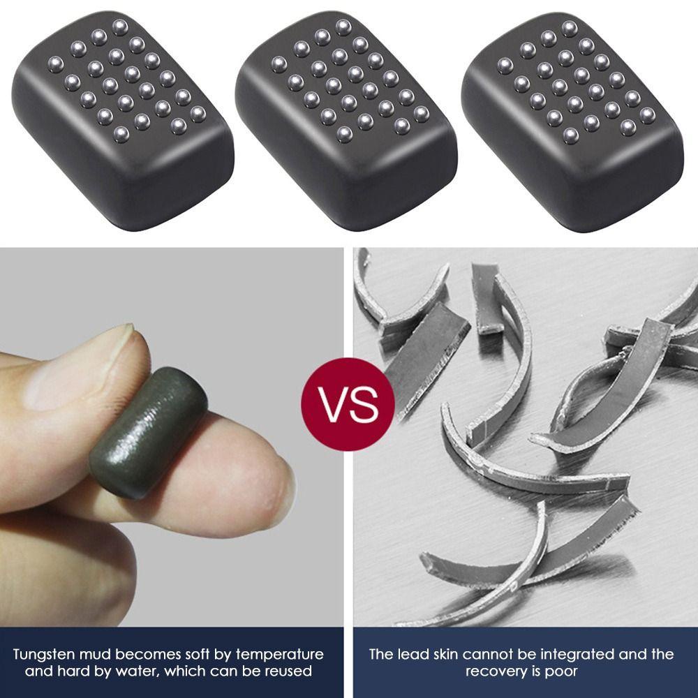 TOP Lembut Memimpin Pasang Tembakan Bulat Garis Wastafel Pemberat Tambahan Tungsten Mud