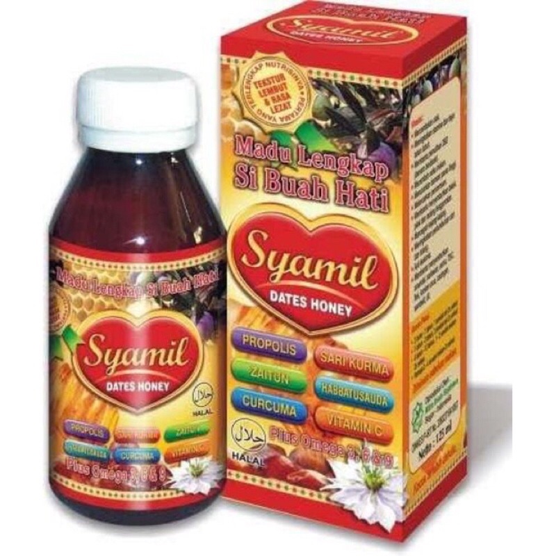 

Syamil Date Honey 125ml / Madu Syamil Anak Madu Lengkap Sibuah Hati = MURAH