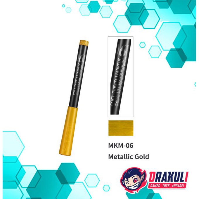 DSPIAE Soft Tipped Markers MKM-06 Metallic Gold