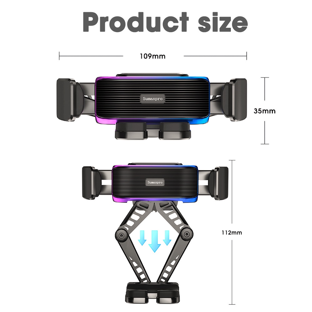 D8 Dudukan Ponsel Mobil/Navigasi Mobil Gravitasi Deformasi Ventilasi Udara Dudukan Ponsel Yang Dipasang/Gaya Baru Kreatif Di Mobil Smartphone Berdiri/Di Mobil Bracket Ponsel Untuk Semua Ponsel