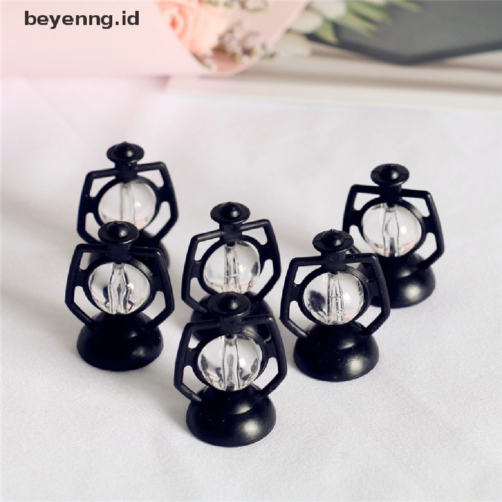 Beyen 1Pc Retro Lampu Minyak Rumah Boneka Micro Furniture Mainan Boneka Ruang Tamu Aksesoris ID