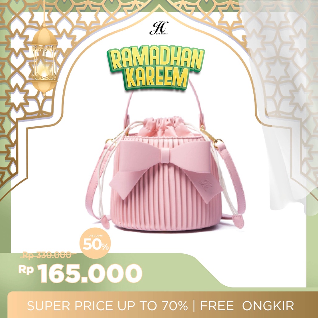 PROMO BANTING HARGA VANIA BAG JIMS HONEY ORIGINAL TAS WANITA CANTIK BUCKET BAG DESAIN UNIK DETAIL DE