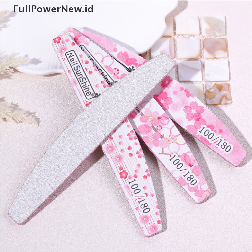Power 1Pc Kikir Kuku Amplas Dua Sisi Kuat Tebal Alat Buffer Profesional ID