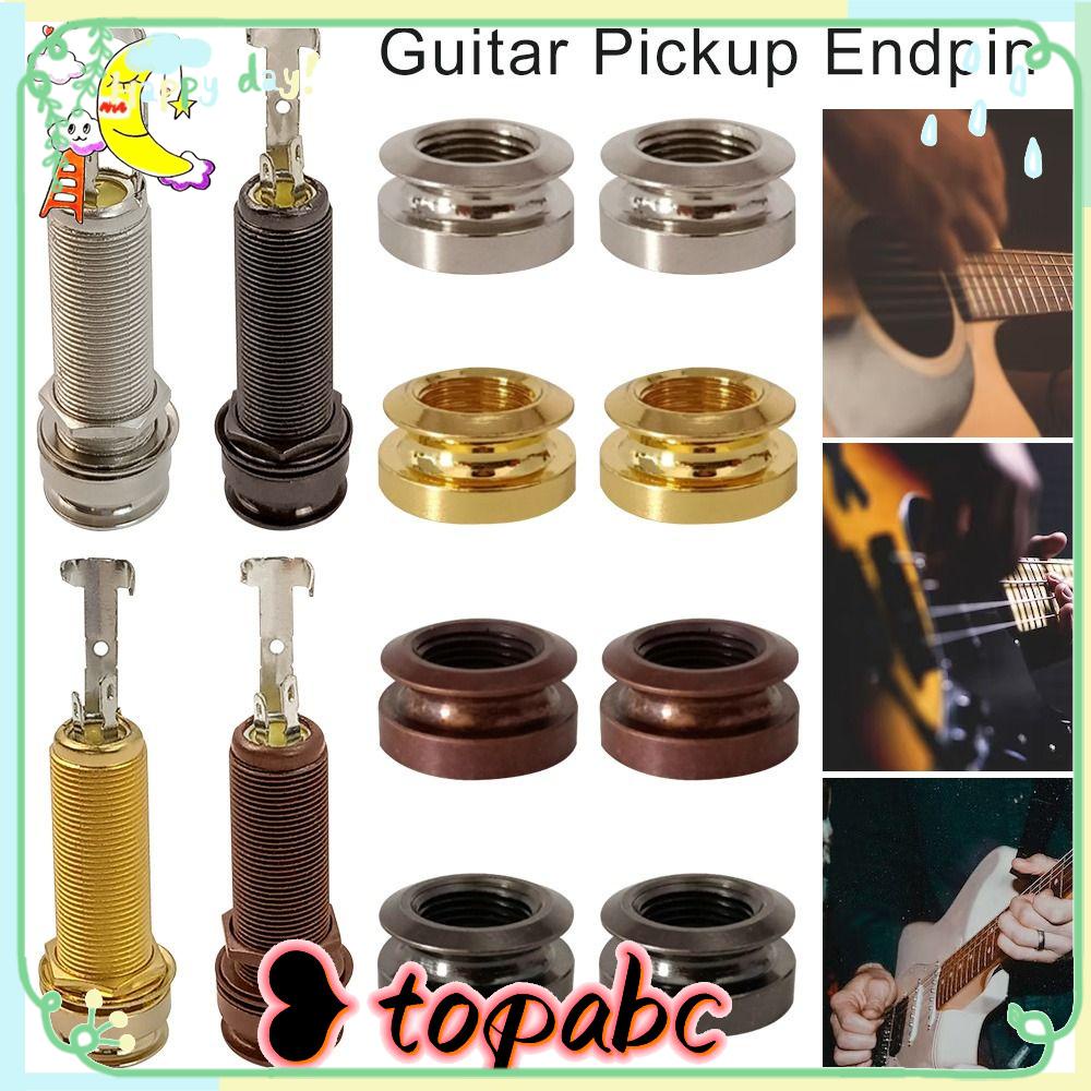 Silinder Ulir 1/2pcs Atas 8model Socket Colokan Endpin Pickup Gitar Endpin Jack Output
