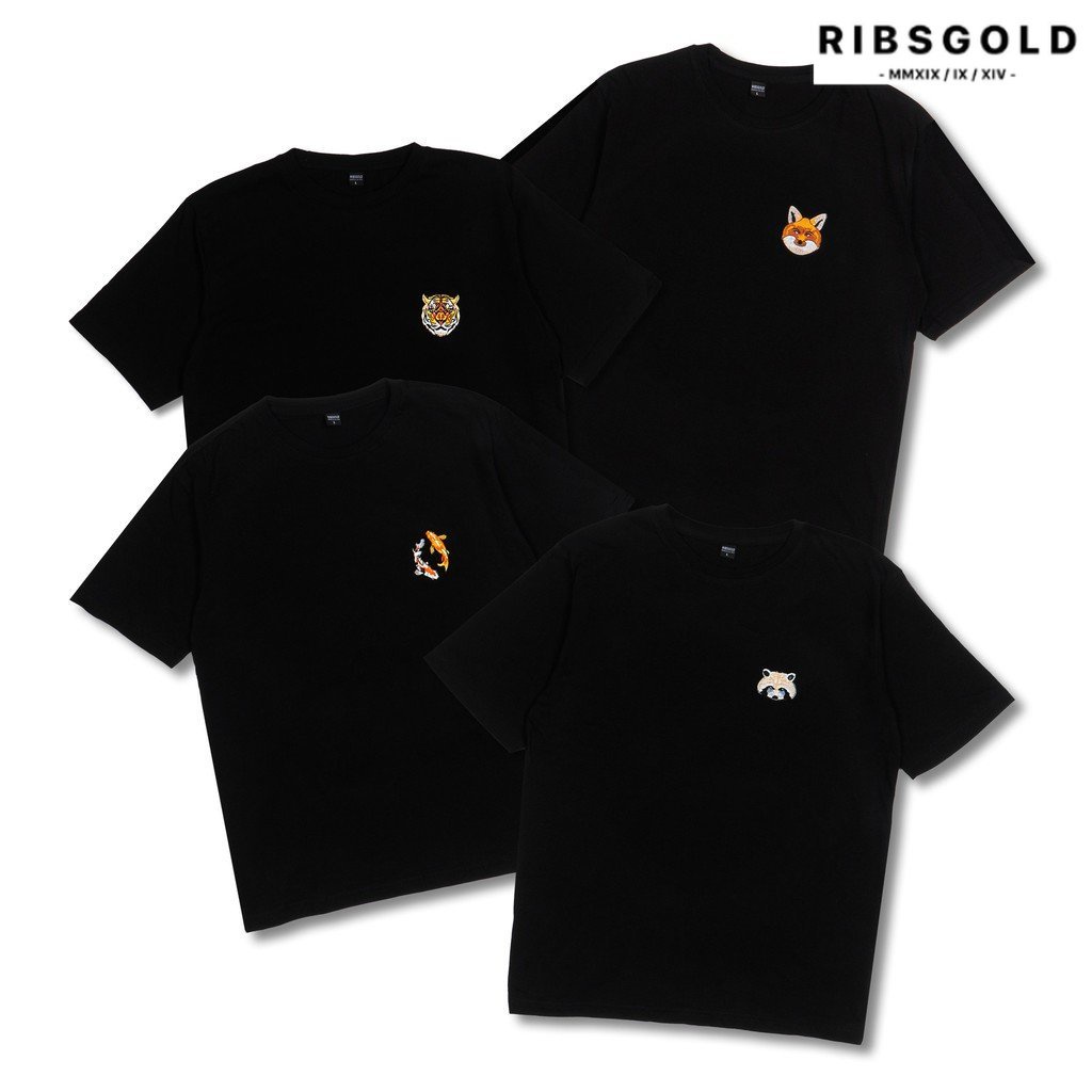 Tshirt Pattern Bordir Ribsgold Original Quality