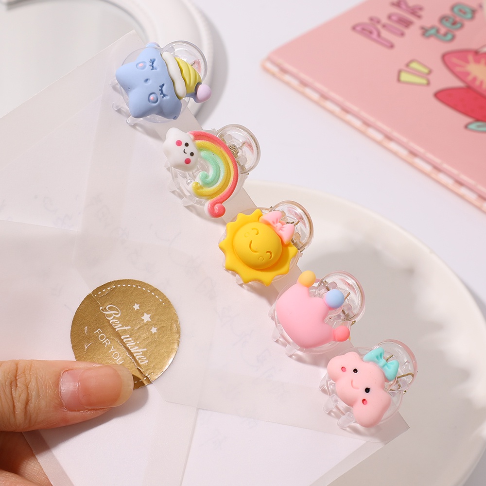 [Top Picks] Jepit Rambut Kecil Manis Aksesoris Rambut Wanita Gadis Hiasan Kepala BB Jepit Lucu Kartun Hair Clip Simple Korean INS Style Hair Pin Hair Claw Bayi Anak Anak