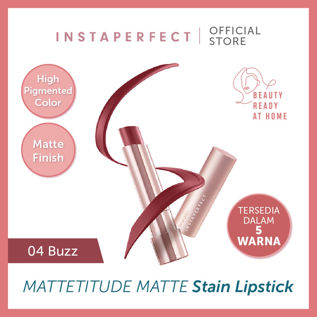 Wardah Instaperfect MATTETITUDE Matte Stain Lipstick 3.5 g - Lipstick
