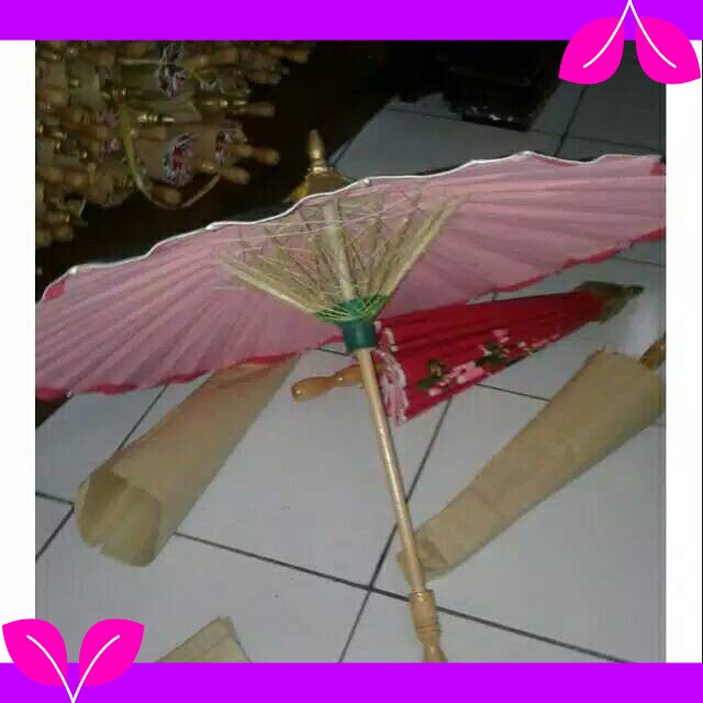 Payung kertas /payung dekorasi/payung geulis dim 85 cm