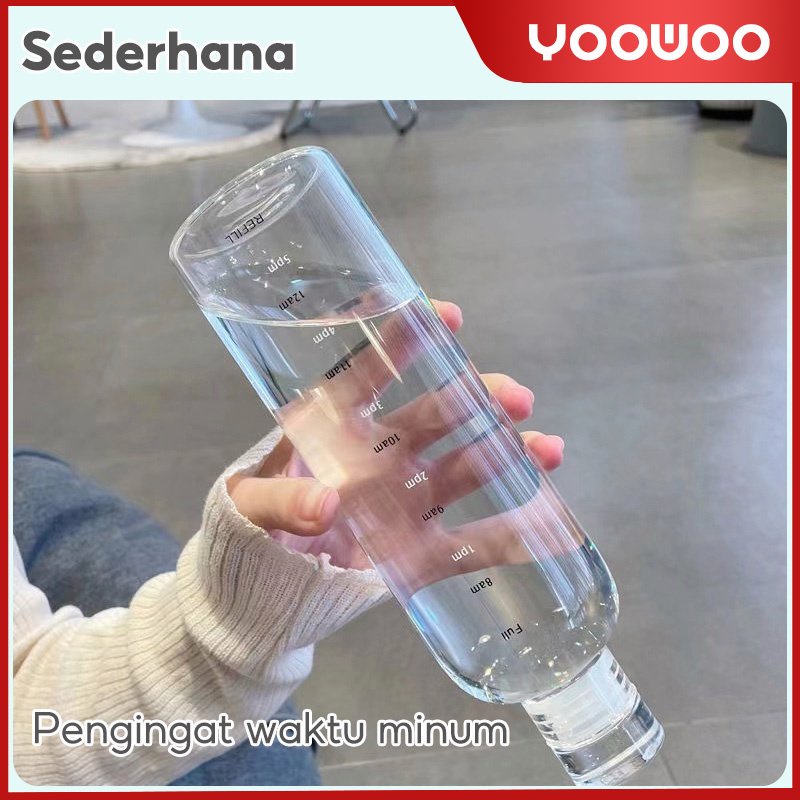 Botol minum 500ml &amp; 750ml / botol transparan / botol olahraga / botol portable