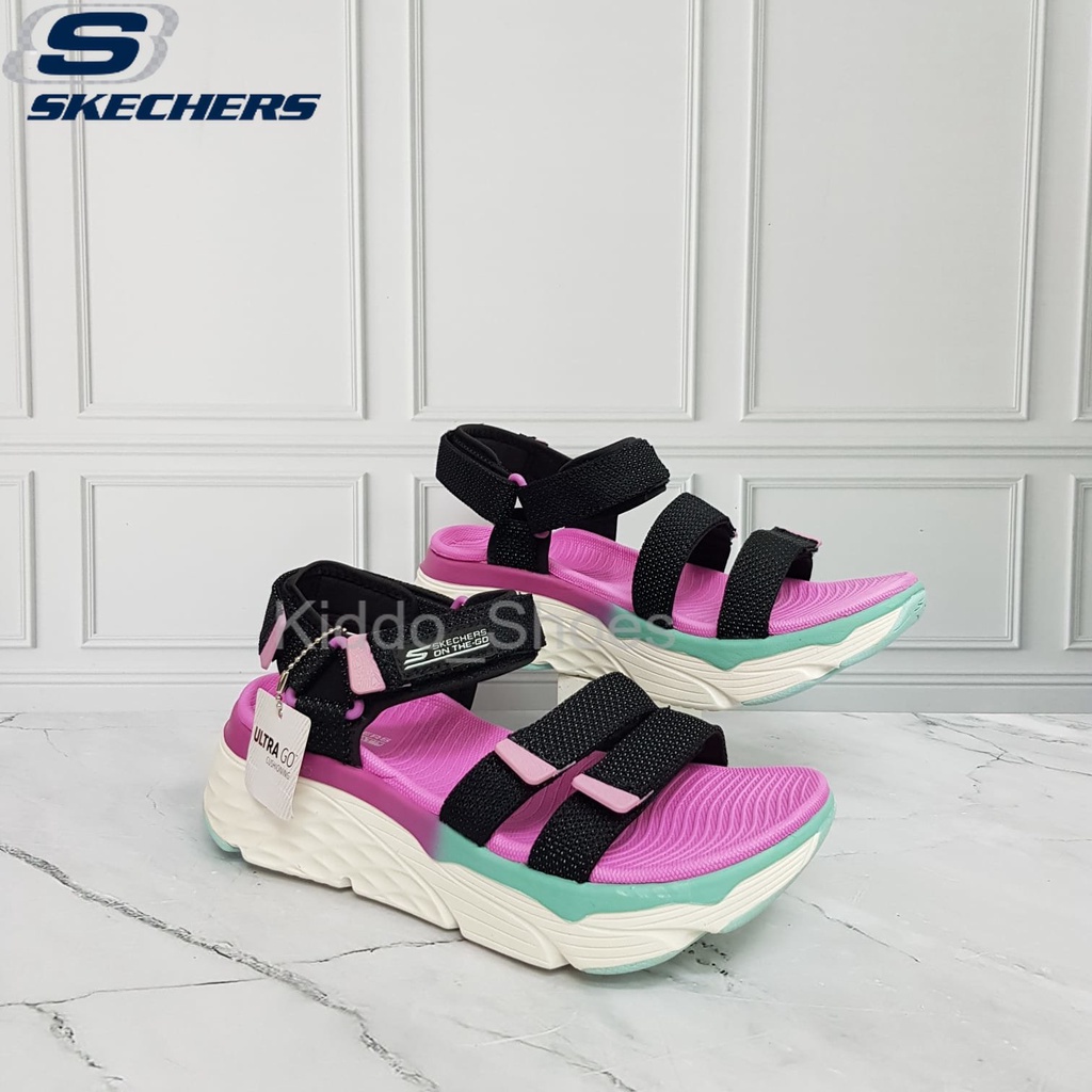 Sandal Skechers Wanita Max Cushioning Slay / Sandal Gunung Wanita