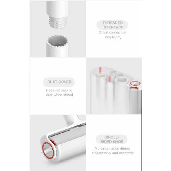(BISA COD) FTIHSHP Deerma Portable Lint Remover Roller Penghilang Bulu Serat Kain - ZM100
