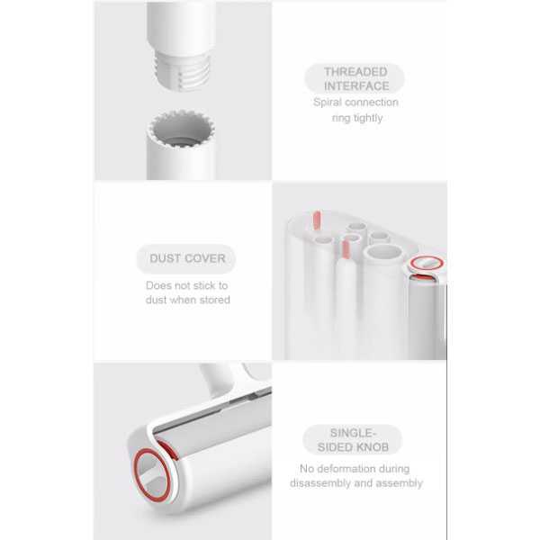 (BISA COD) FTIHSHP Deerma Portable Lint Remover Roller Penghilang Bulu Serat Kain - ZM100