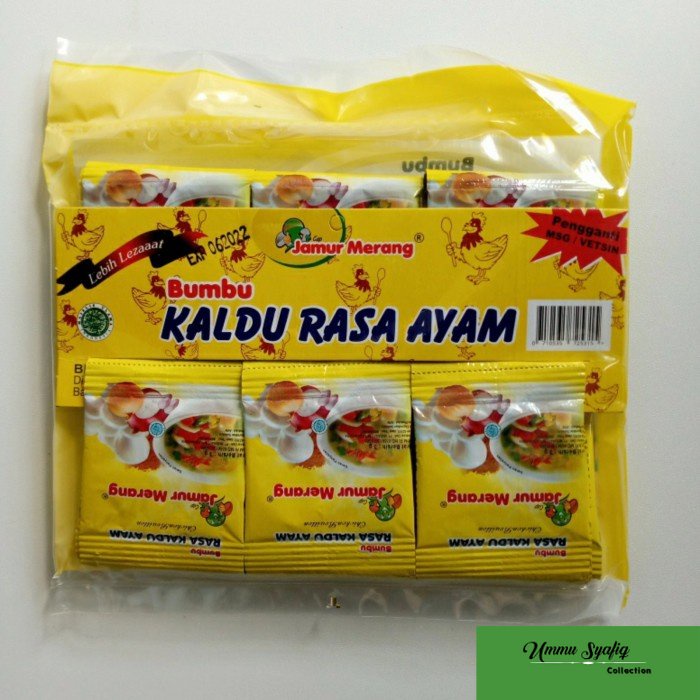 

Bumbu Kaldu Jamur Merang Rasa Ayam