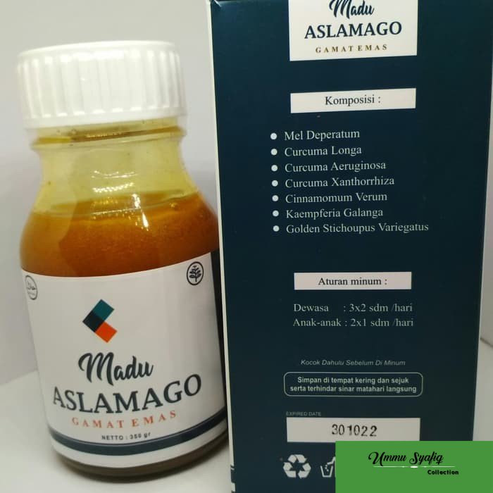 

Madu Maag dan Asam Lambung gamat emas Aslamago