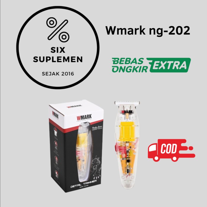 Wmark NG-202 Alat Cukur NG 202 Transparan Detailer Trimmer Transparant