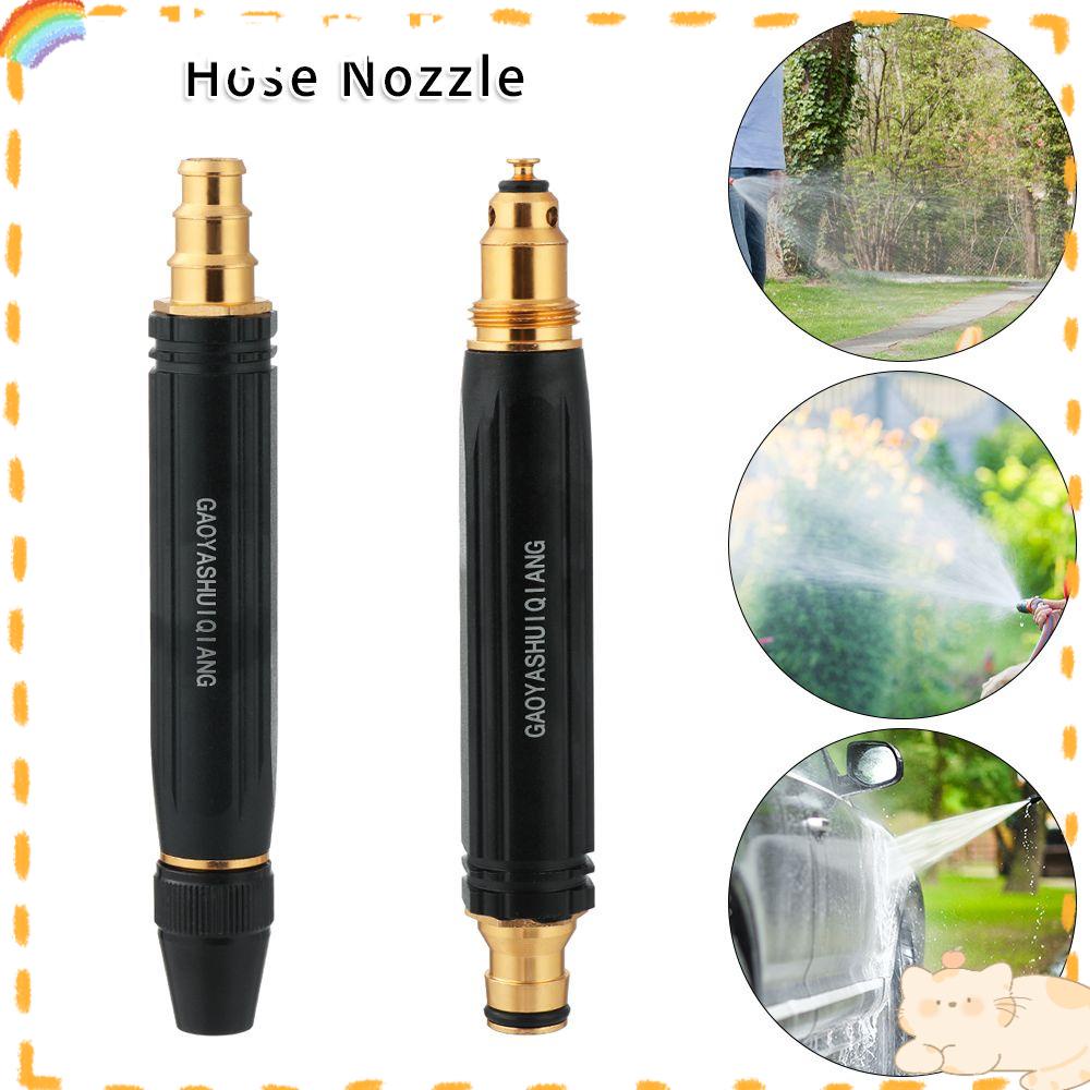 Solighter Metal Nozzle Adjustable Pembersih Aksesoris Rumah Tangga Water Jet Nozzle Nosel Air