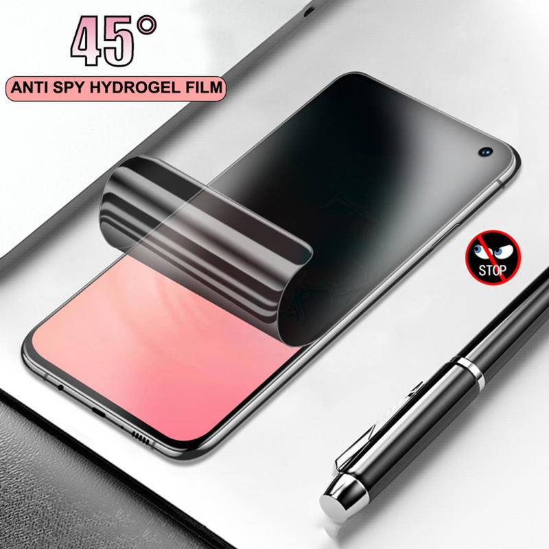 3pcs Film Hydrogel Anti Spy Untuk Xiaomi Poco X5 X4 X3 X2 Pro GT NFC Pocophone F1 Pelindung Layar Privasi Untuk Xiaomi Poco C51 C50 C31 M5s M5 M4 F4 M3 F3 C3 M2 F2 GT Reloaded Pro 5G