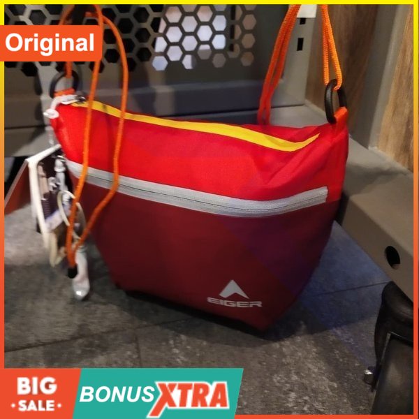 Tas Selempang Eiger X Sunda Sacoche Sling Bag 2L 91000 5976 Dark Red