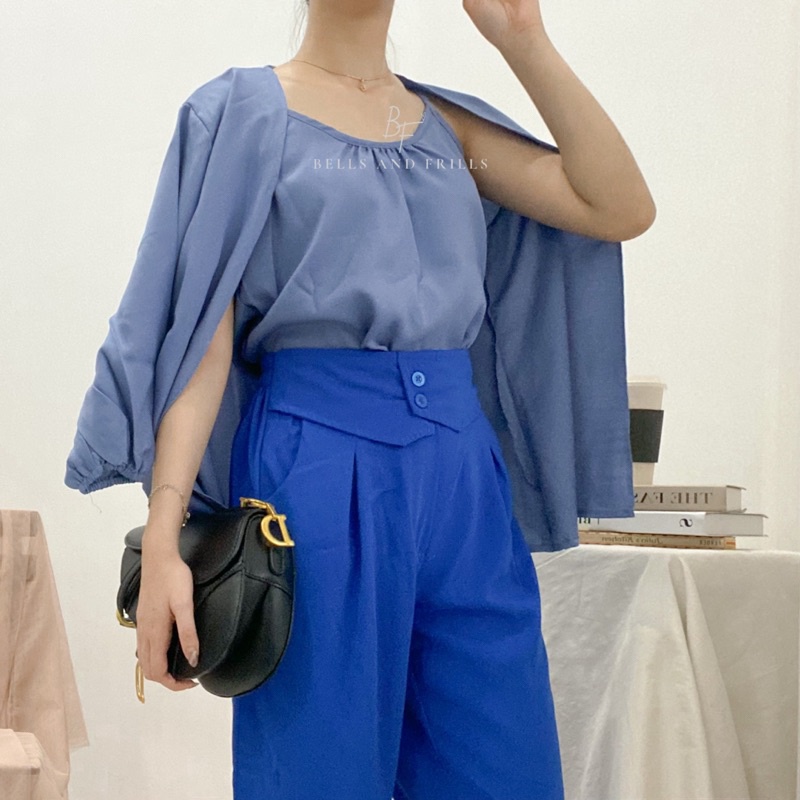 SUZY One Set Cardigan + Inner Tank Top / Setelan Wanita 0412