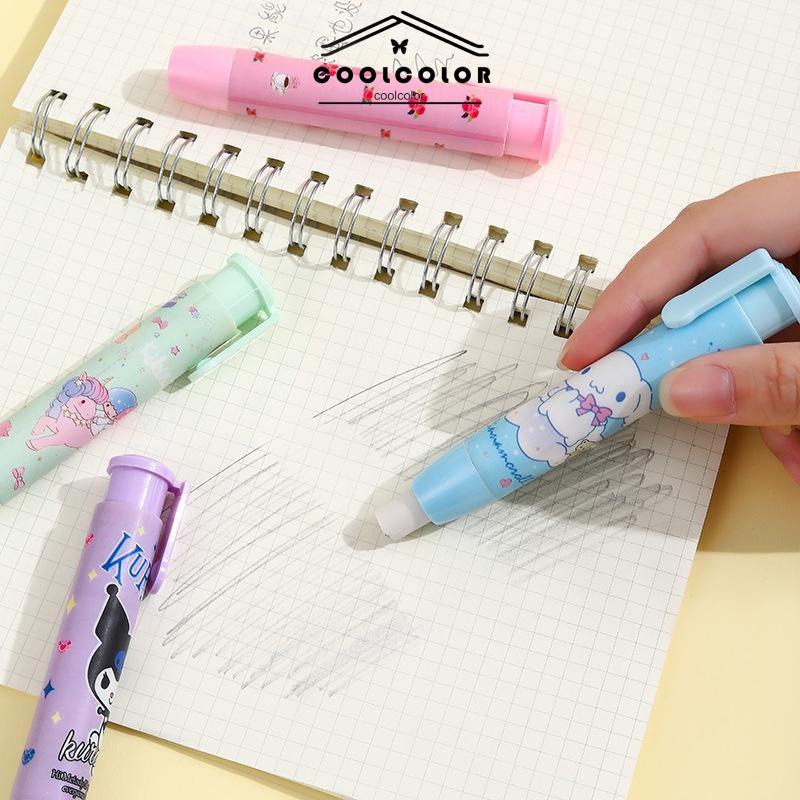 COD❤️Eraser Cartoon Press Pen Modeling Koreksi Karet Alat Tulis Sekolah- cl