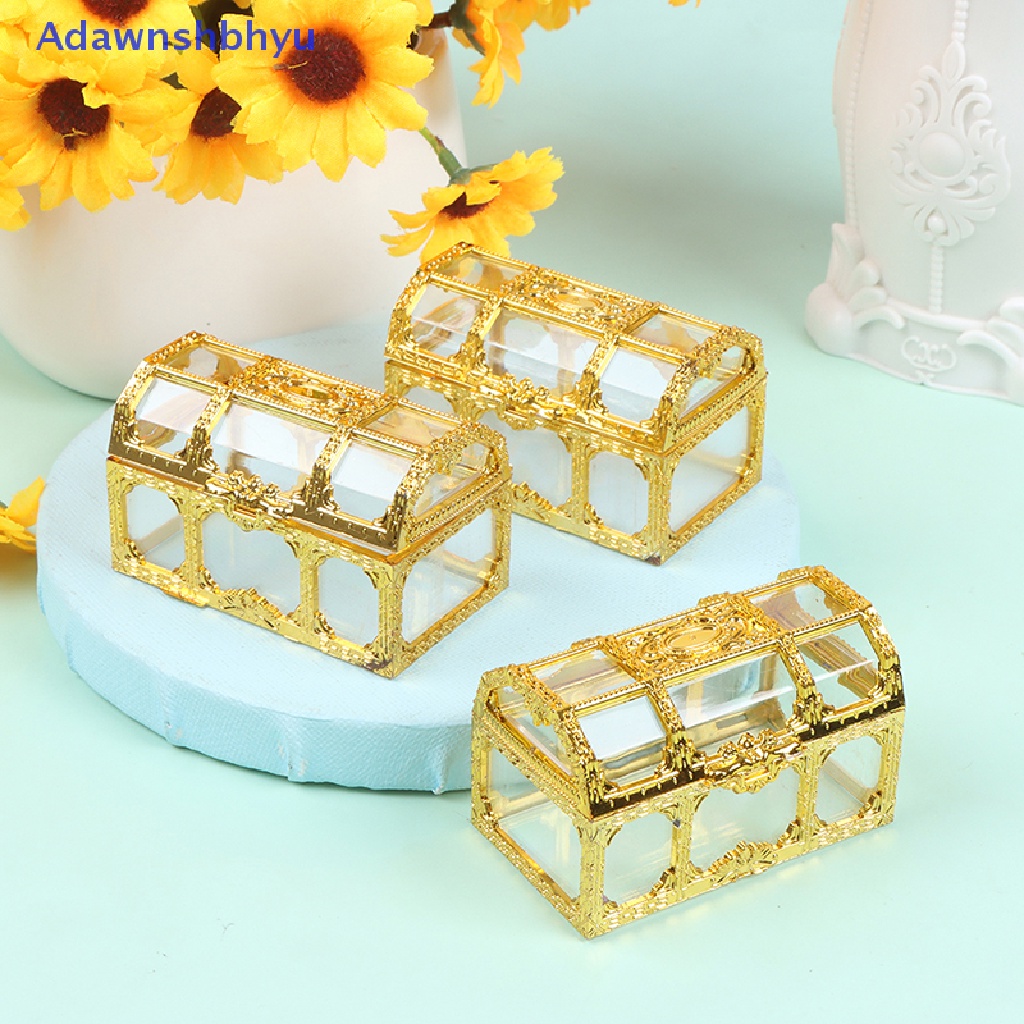 Adhyu 1:12 Dollhouse Miniature Storage Box Treasure Chest Simulation Furniture Model ID