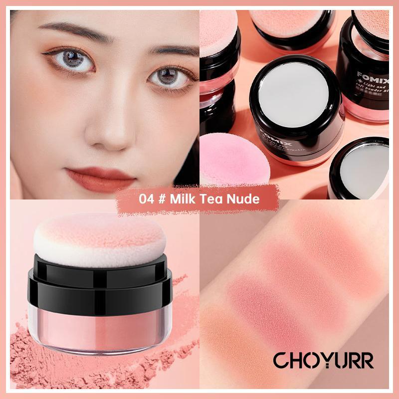 【COD】FOMIX Perfect Cheek Blush Go Powder Blush On Perona Wajah Blush On Matte Blush On Powder Bedak Bantal Udara-CH