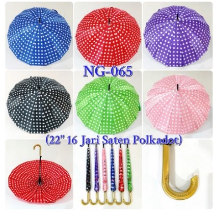 [PROMO] Payung Murah 16Jari / Nagoya Rangka Saten Motif Random