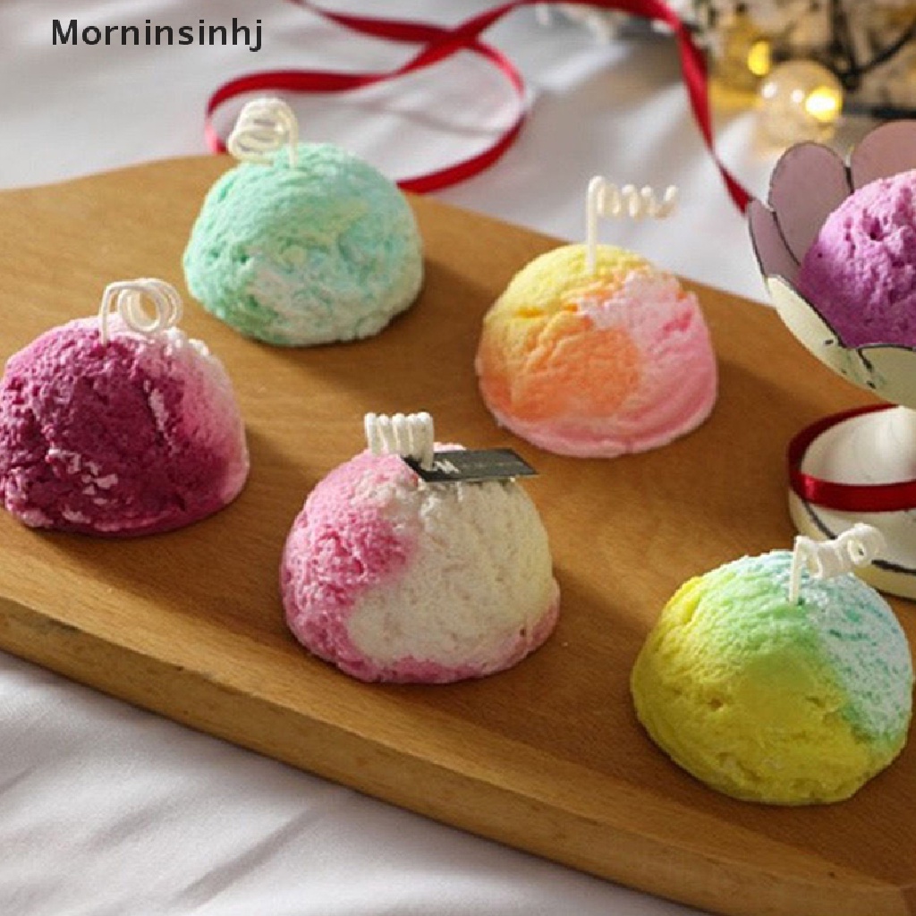 Mornin Cetakan Es Krim Berbentuk Bola Membuat Silikon Sabun Kue DIY Mold id