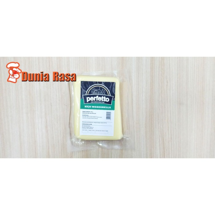 

Keju Mozzarella Perfetto 250gr (Free MRJELLY Ekonomis 1 pcs)