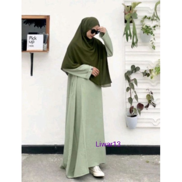 Tren Baju Muslim Gamis Abaya Turkey Arab Syar'I Terlaris / Zaina Gamis Wanita Kaftan Remaja Terbaru 