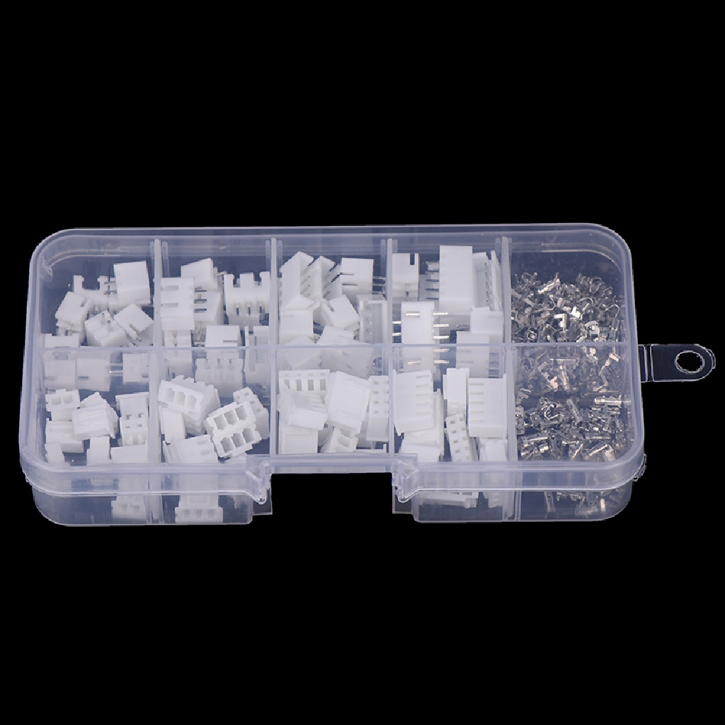 Prt 230pcs/box XH 2.54 2p 3p 4p 5pin 2.54mm Pitch Terminal Kit Konektor JST PRT