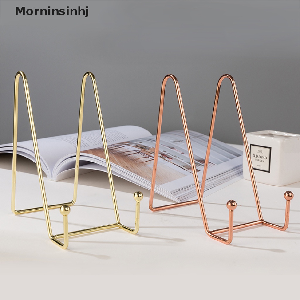 Mornin Rose Gold Bingkai Foto Stand Book Shelf Rak Penyimpanan Pajangan Buku Stand id