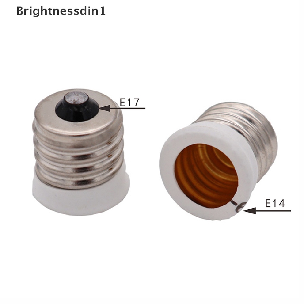 [Brightnessdin1] E17 Ke Eropa E14 Candelabra Base Socket LED Light Bulb Lamp Adaptor Holder Butik