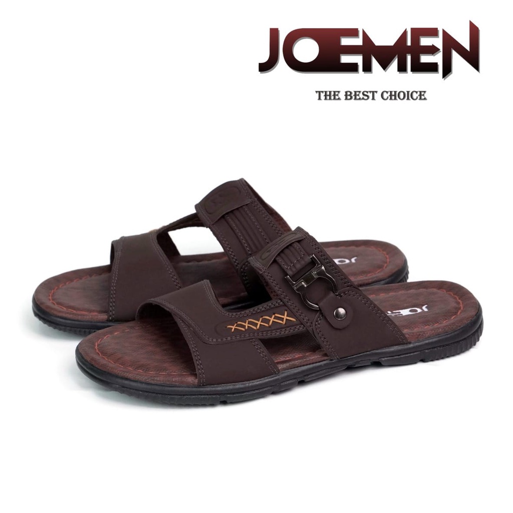 Joemen Sandal Pria Kulit Joemen S 02 NEW Original Pria Sandal Jepit Import