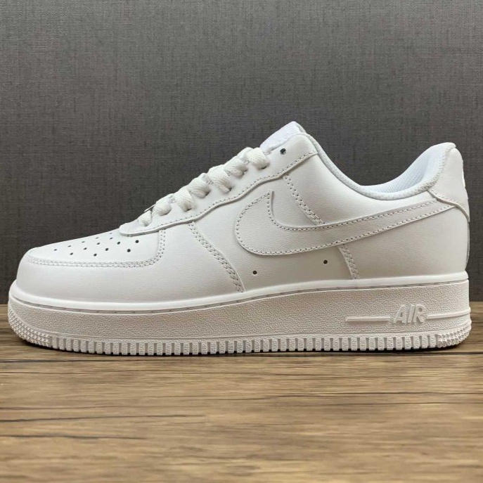 Sepatu Nike Air Force 1 07 Triple White Putih Mirror Original PK PERFECT KICKS Sneakers Pria Wanita