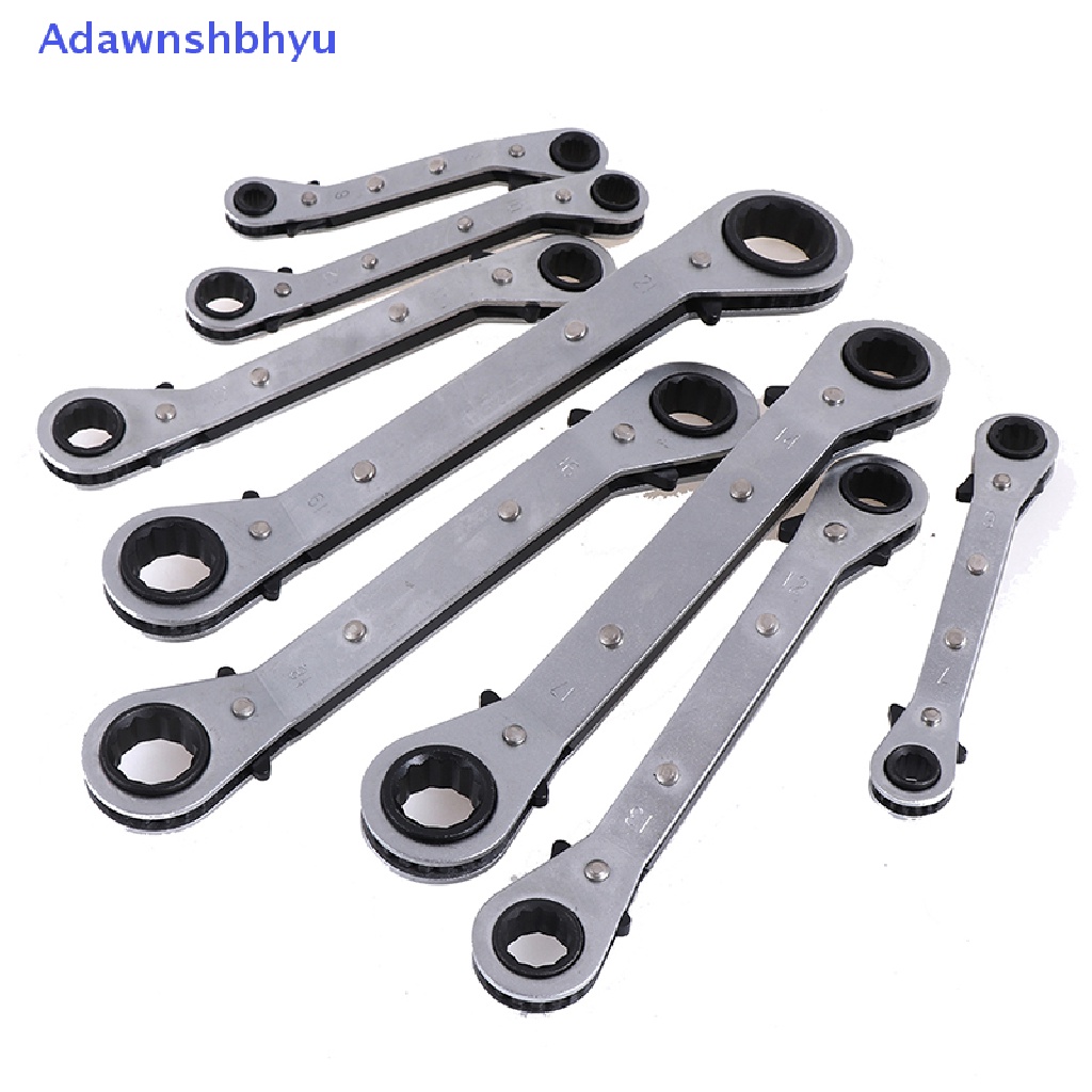 Adhyu 6-21mm metric offset torque wrench set double ratchet wrench spanner Alat ID
