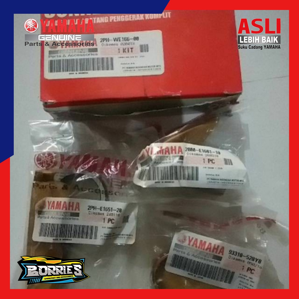 STANG PISTON SEHER CONROD CONNECTING ROD 2PH MIO M3 S Z SOUL GT XRIDE FINO FI 125 2PH-WE166-00