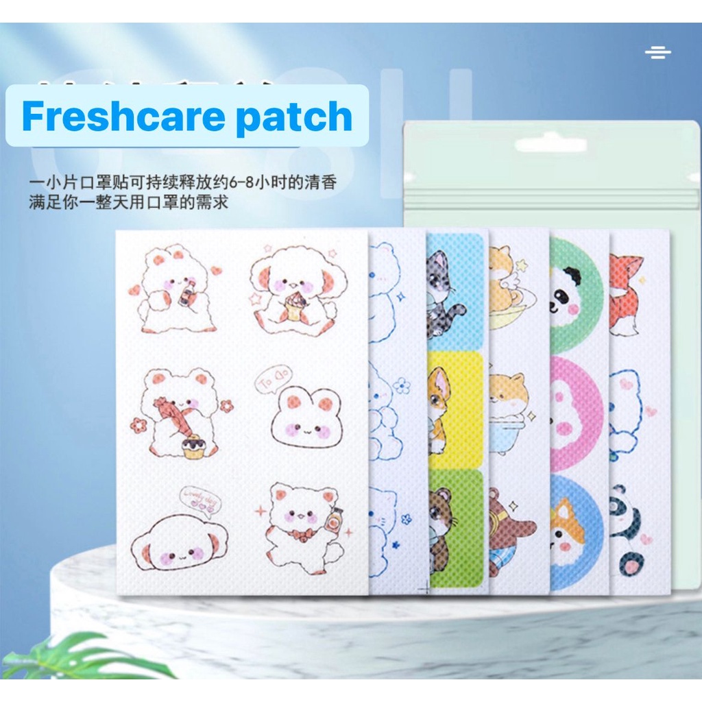 [COD] Aroma Patch Masker karakter Lucu Wangi Fresh Care - AB